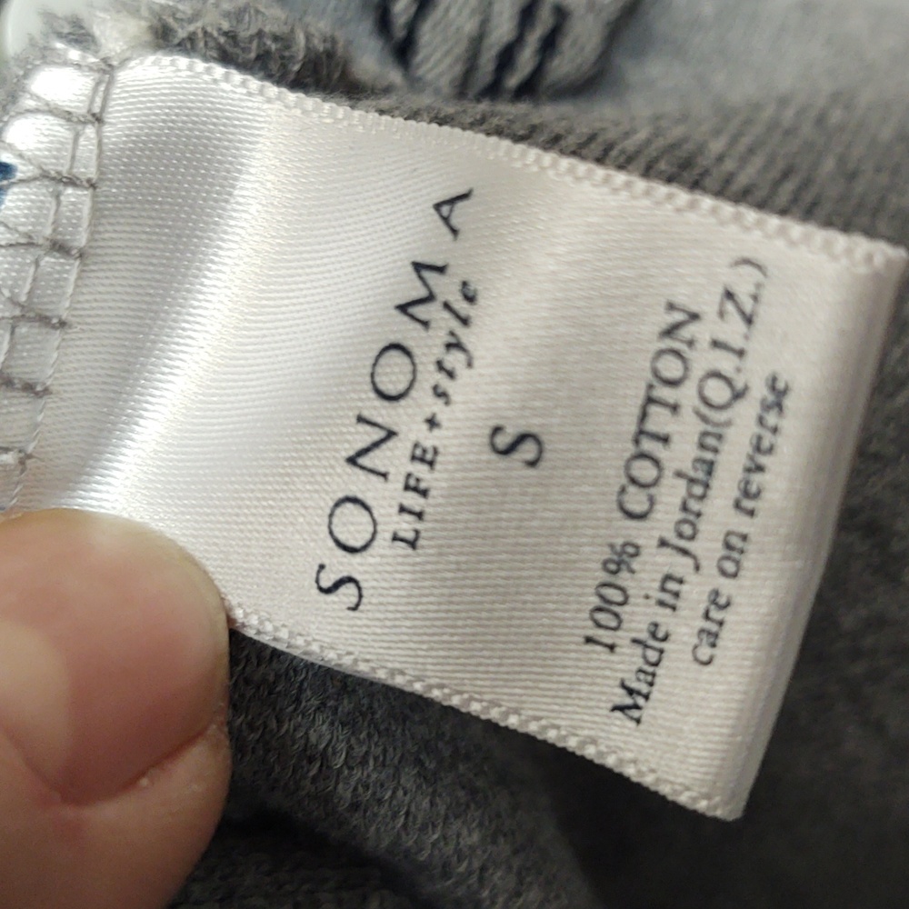 EUC Sonoma Cotton Men's Gray Polo Shirt Size S - Picture 4 of 4